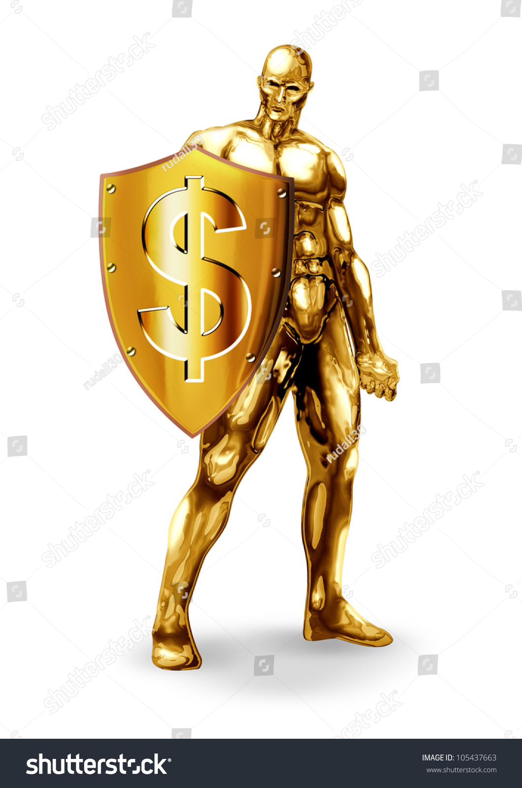 stock-photo-illustration-of-a-gold-man-holding-a-shield-with-dollar-symbol-105437663.jpg